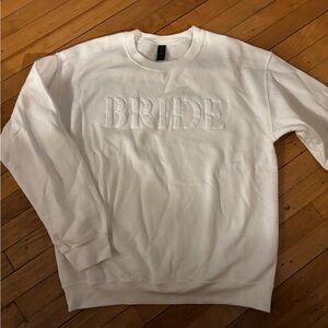BRIDE Off White CrewNeck Sweatshirt